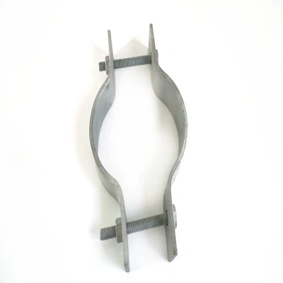Hot Dip Pole Band Galvanized Steel C stativ monteringsklämmor stål